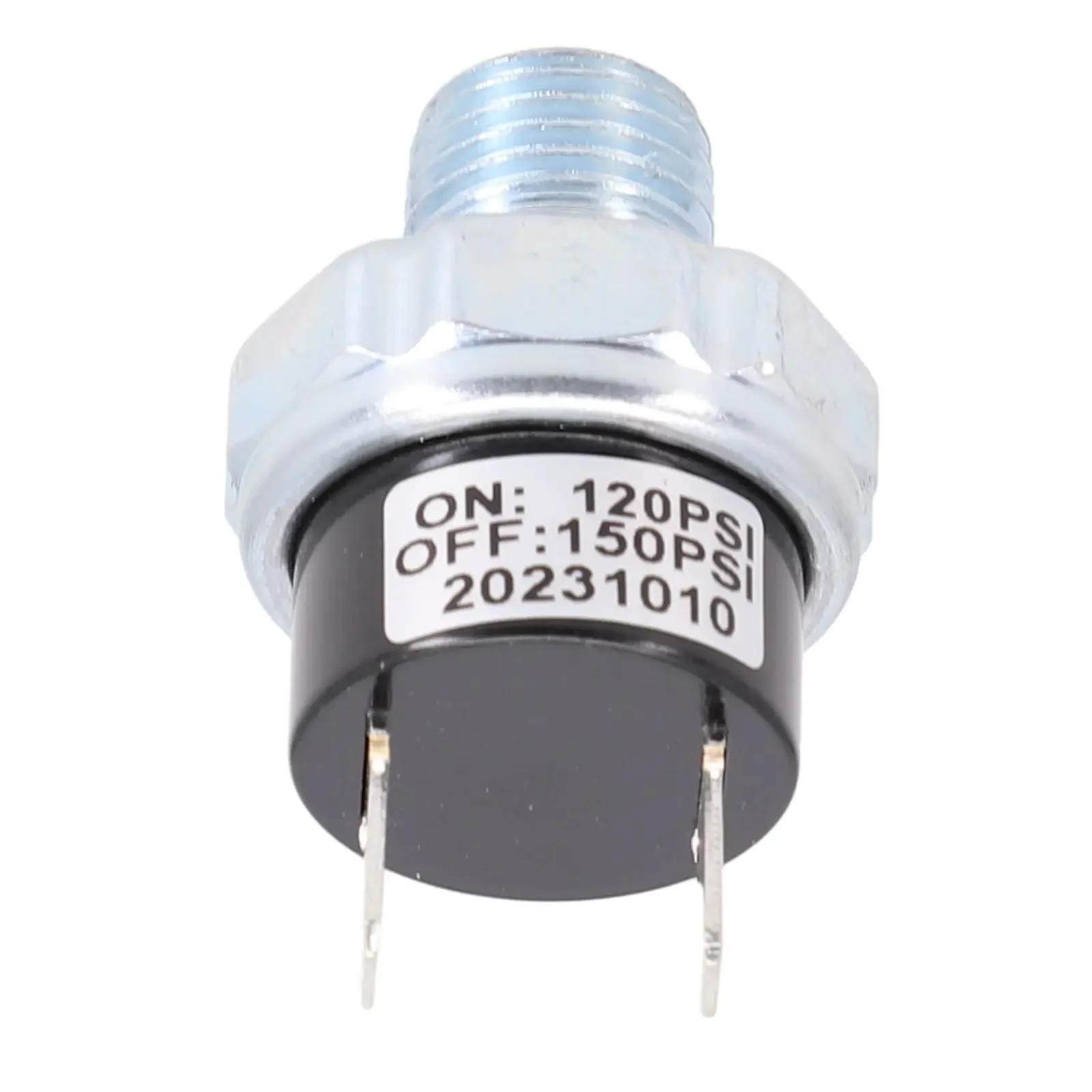 Pressostato del compressore d'aria 120-150PSI 110-140PSI 1/4-18 NPT Filettatura maschio per apparecchiature elettriche di controllo dell'interruttore del serbatoio dell'aria: Rosso