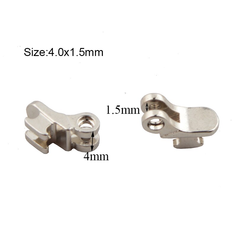 20 stücke (10pairs) Brillen Scharnier reparatur Ersatz Hohe Nickel Gläser Einzigen Doppel Zahn Scharnier Reparatur Zubehör