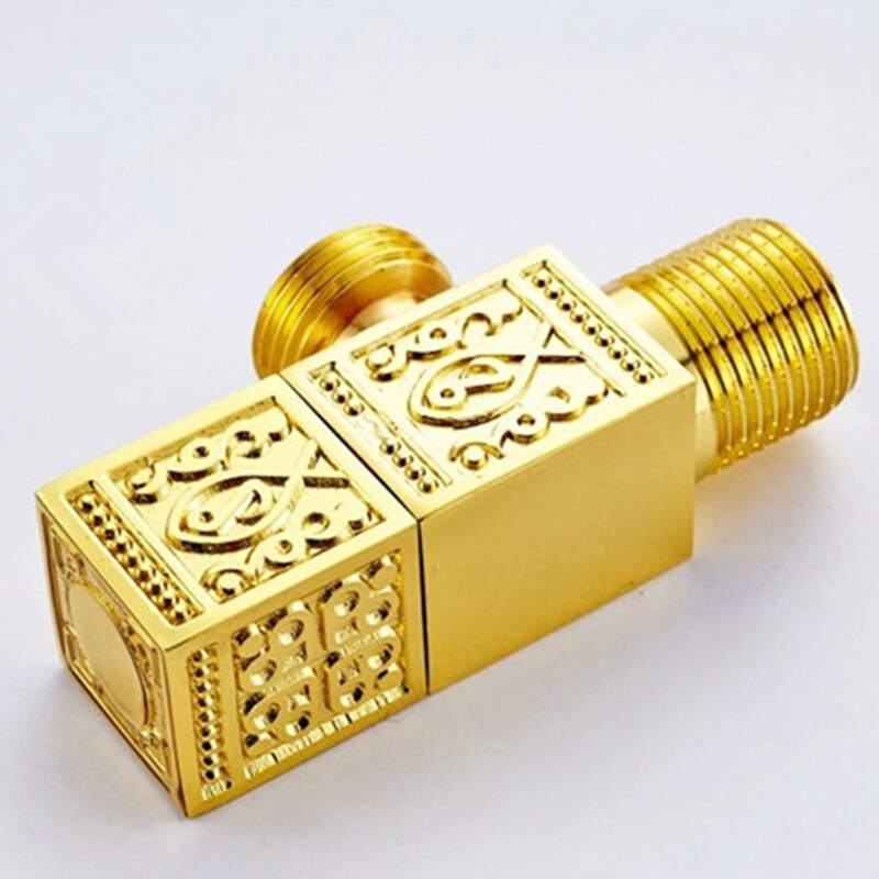 Válvulas de enchimento de Alta Qualidade de Bronze Antigo e Ouro 1/2 "Malex Banho Ângulo Parar Válvula Torneira Válvulas de Enchimento 4115 K