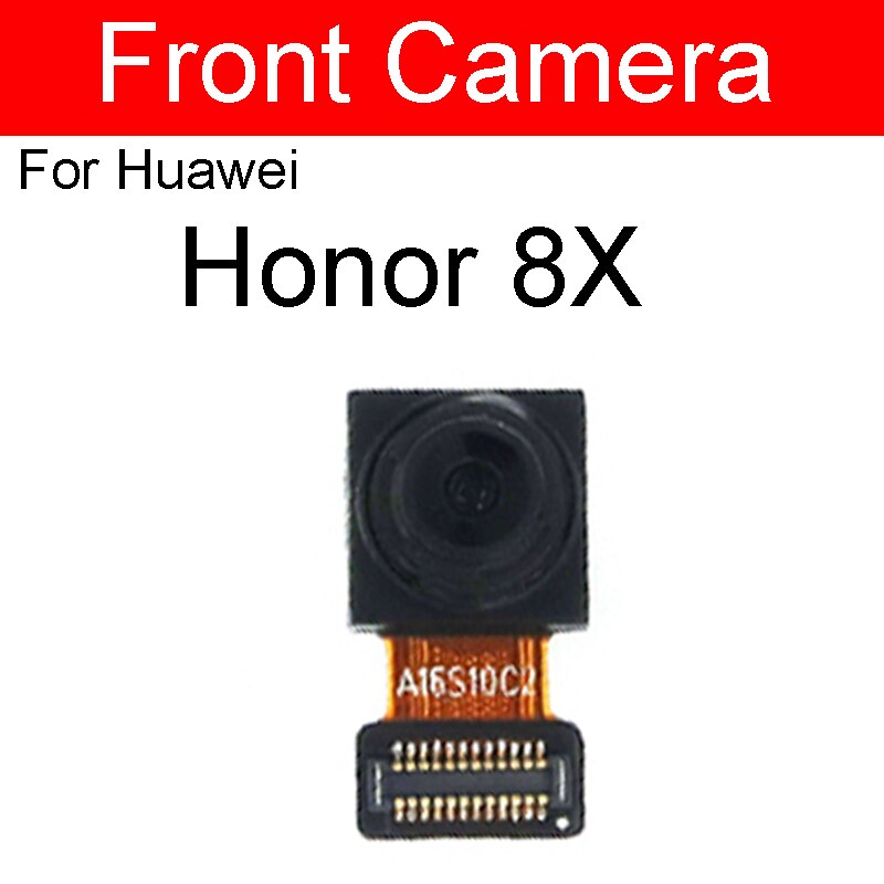 Cámara frontal para Huawei Honor View 6 7 8 V8 8x9 9i V9 10 V10 V20 Max Plus Lite Play pequeña reparación de reemplazo de cámara: For honor 8x
