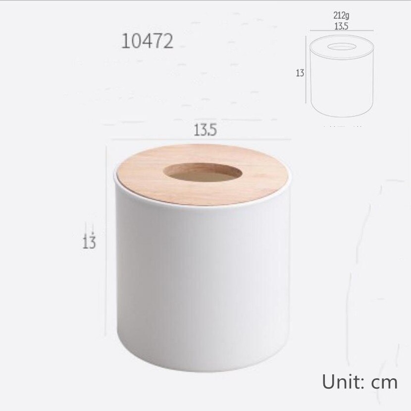 4 Styles Home Kitchen Living Room Toilet Wooden Plastic Tissue Box Solid Wood Napkin Holder Case Simple Stylish: SMT304-10472