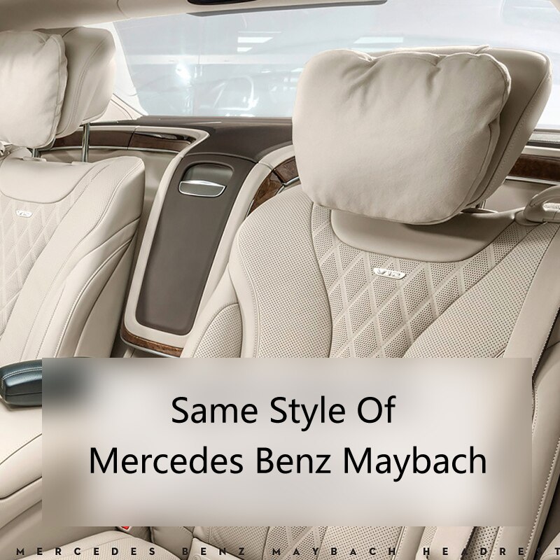 Universele Super Zachte Verstelbare Auto Reizen Hoofdsteun Hoofd Neksteun Kussens Zitkussen Ondersteuning Voor Benz W177 W215