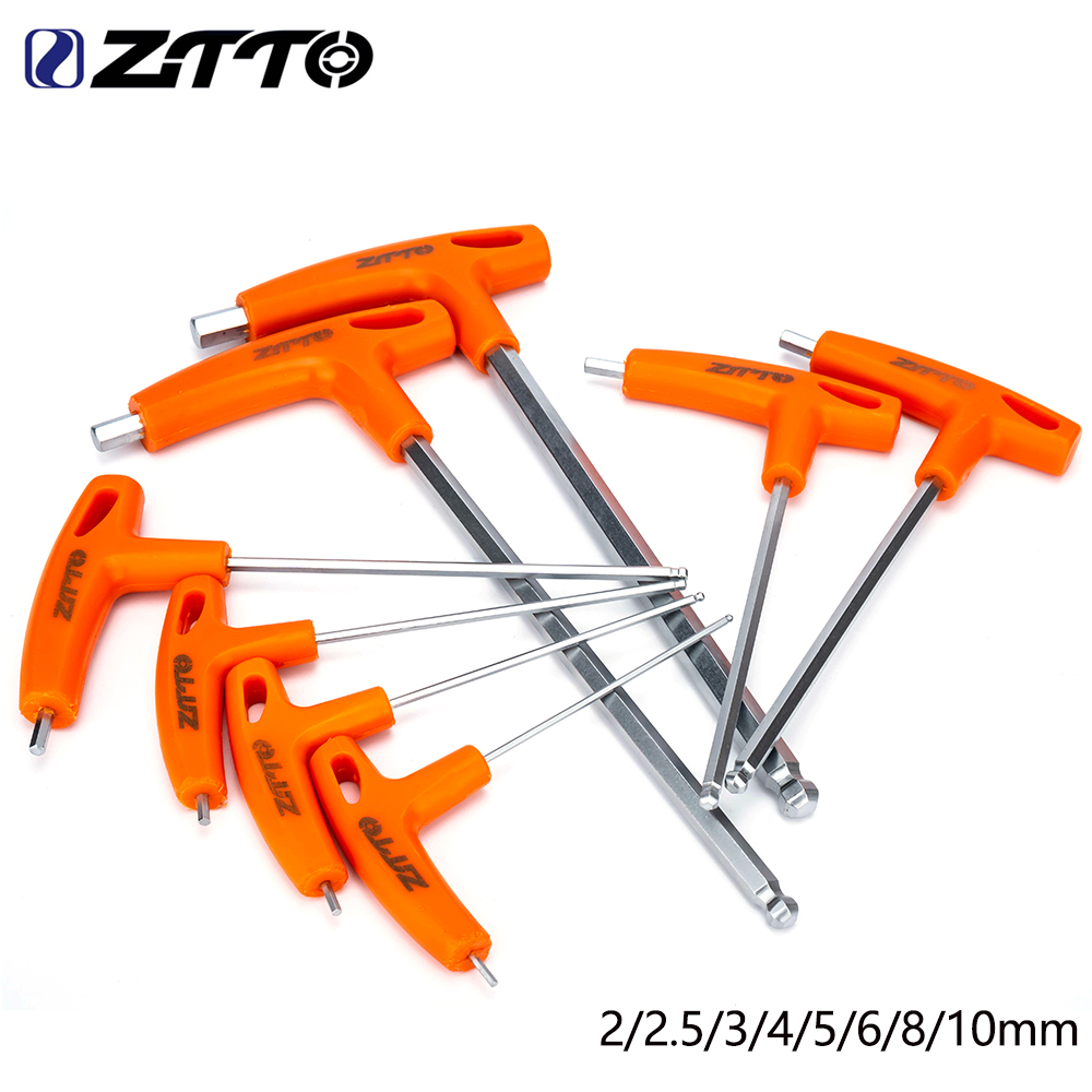 ZTTO llave hexagonal Universal llave Allen herramienta de mano 2/2, 5/3/4/5/6/8/10mm adaptador de presión rápida bola/cabeza plana acero cromado