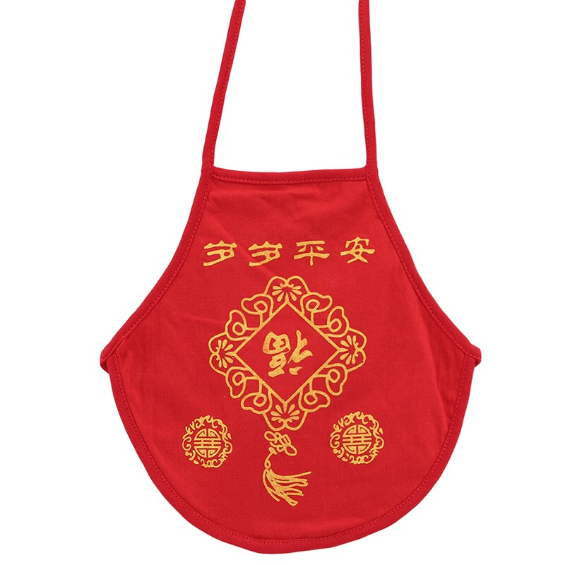 bambino Bavaglini 2020 Cinese Stile Classico Rosso Del Ventre Grembiule Adatto per Il Neonato Vestiti di proprietà Del bambino Accessori