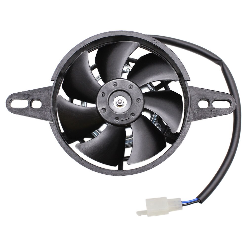 Feiteplus 12V DC Universal Motorcycle Radiator Cooling Fan – For Dirt Bike, ATV, Motocross – 4 Inch