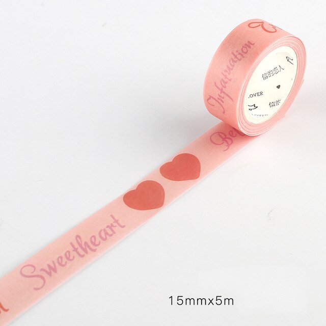5 M filles Monologue série mignon Washi ruban de masquage Journal fournitures Scrapbooking papier stationnaire