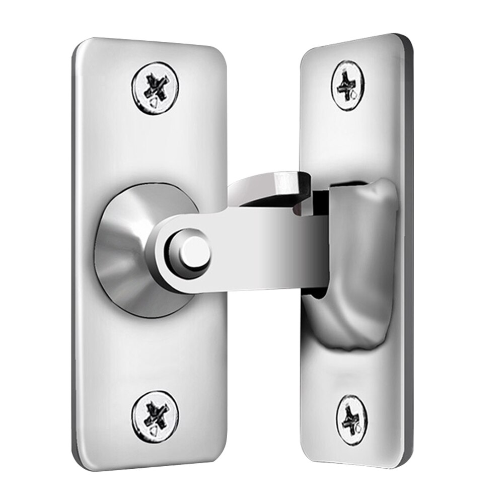 90 Degree Stainless Steel Door Latch Safety Right Angle Sliding Door Lock: A