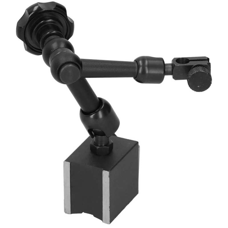 Universal Magnetic Base Dial Indicator Gauge Magnetic Base With Small Black Clamping Convenient To Use for Industrial Precision