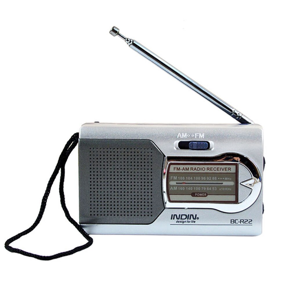 Radio Draagbare Am/Fm Batterij Aangedreven Mini Telescopische Pocket Antenne Wereld Ontvanger Radio Voor Ontspannen Luisteren Muziek: Default Title