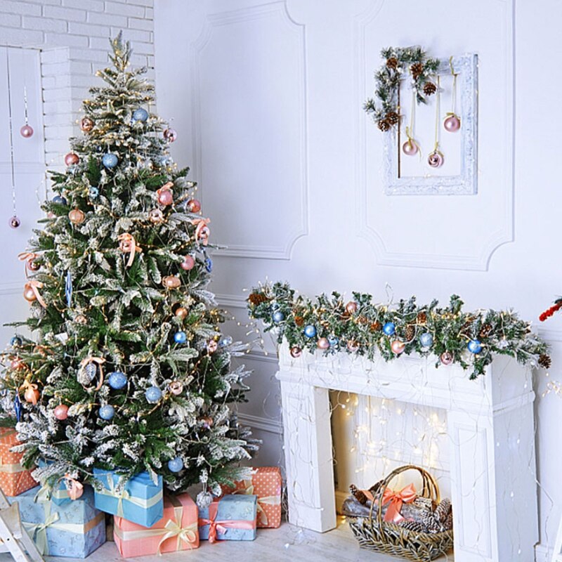 31 stuks kerstballen, onbreekbaar, hangende kerstboomversieringen, huwelijksdecoratie  d08f