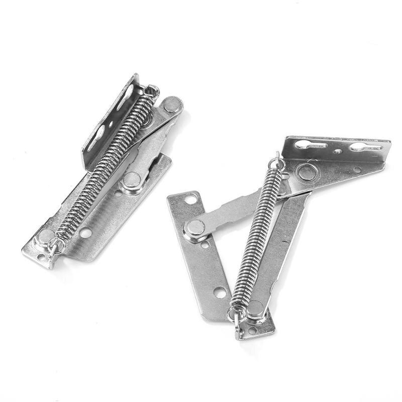 2pcs 80 Degree Folding Sprung Hinge Solid and Compressive Resistance Sofa Cabinet Door Hinges Hardware Fitting 130x50x25mm