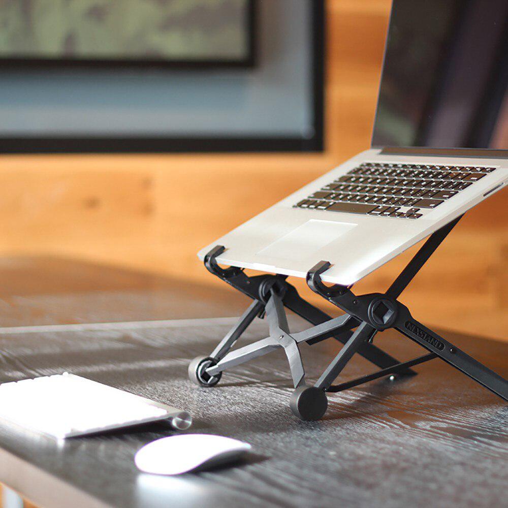 Bärbar stativ justerbar hopfällbar halkfri bärbar hållare för macbook pro air ipad tillbehör hopfällbart bärbart fäste stöd