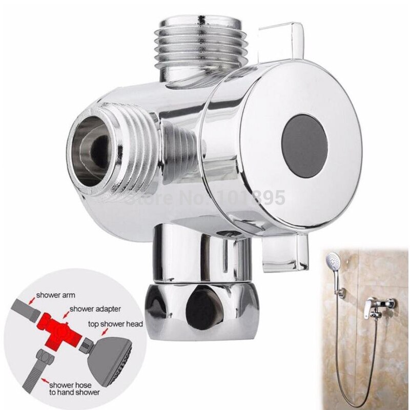 Forkrommet abs materiale 4 modell  av 3- veis avledere til dusj