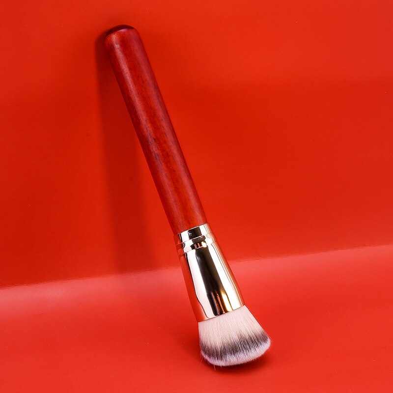 HMQ-brocha Kabuki de contorno , la mejor brocha para base de maquillaje, brochas de maquillaje rápidas, herramientas esenciales de belleza: A