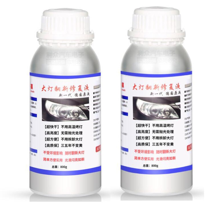 2 sztuk * 800g waga motocykl soczewki naprawy i reflektor samochodowy polerowanie płynem renowacyjnym