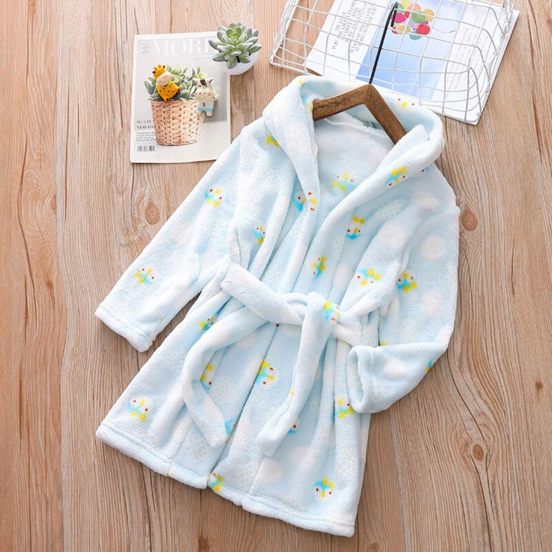 4-8 jahre Baby Nachtwäsche Schlecht Kleid Karikatur Schlecht Hoodies Herbst Mädchen Schlecht Handtücher freundlicher Bademantel Pyjama freundlicher Schlecht kleidung