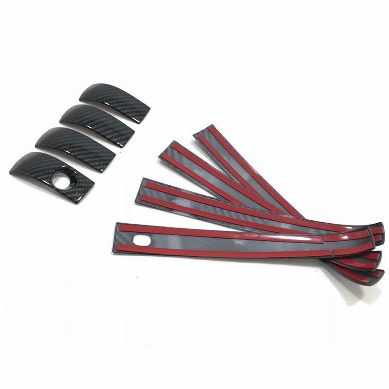 Für Jeep Grand Cherokee Carbon Fiber Schwarz Seite Türgriff Abdeckung Trim 8pc Auto modifikation Auto teile