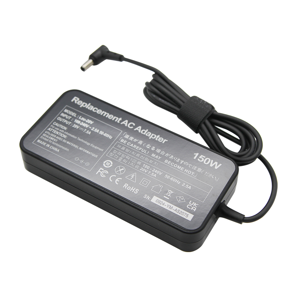20v 2.4a 7,5 w 150*6.0mm Ladegerät AC Notebook Laptop Adapter für Asus Rog FX95D VX60G TuF Gaming A15 FX506lu FX705G FX86FE T9750