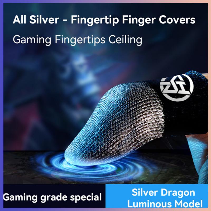 Guantes antideslizantes para Gaming, protectores de dedos transpirables para pantalla táctil, a prueba de sudor, 19 estilos