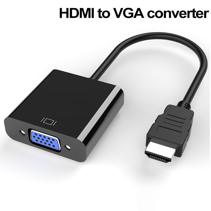 Hdmi Naar Vga Adapter Digitaal Naar Analoog 1080P Hdmi Naar Vga Converter Kabel Voor Xbox PS4 Pc Laptop Tv box Voor Projector Display Hdtv