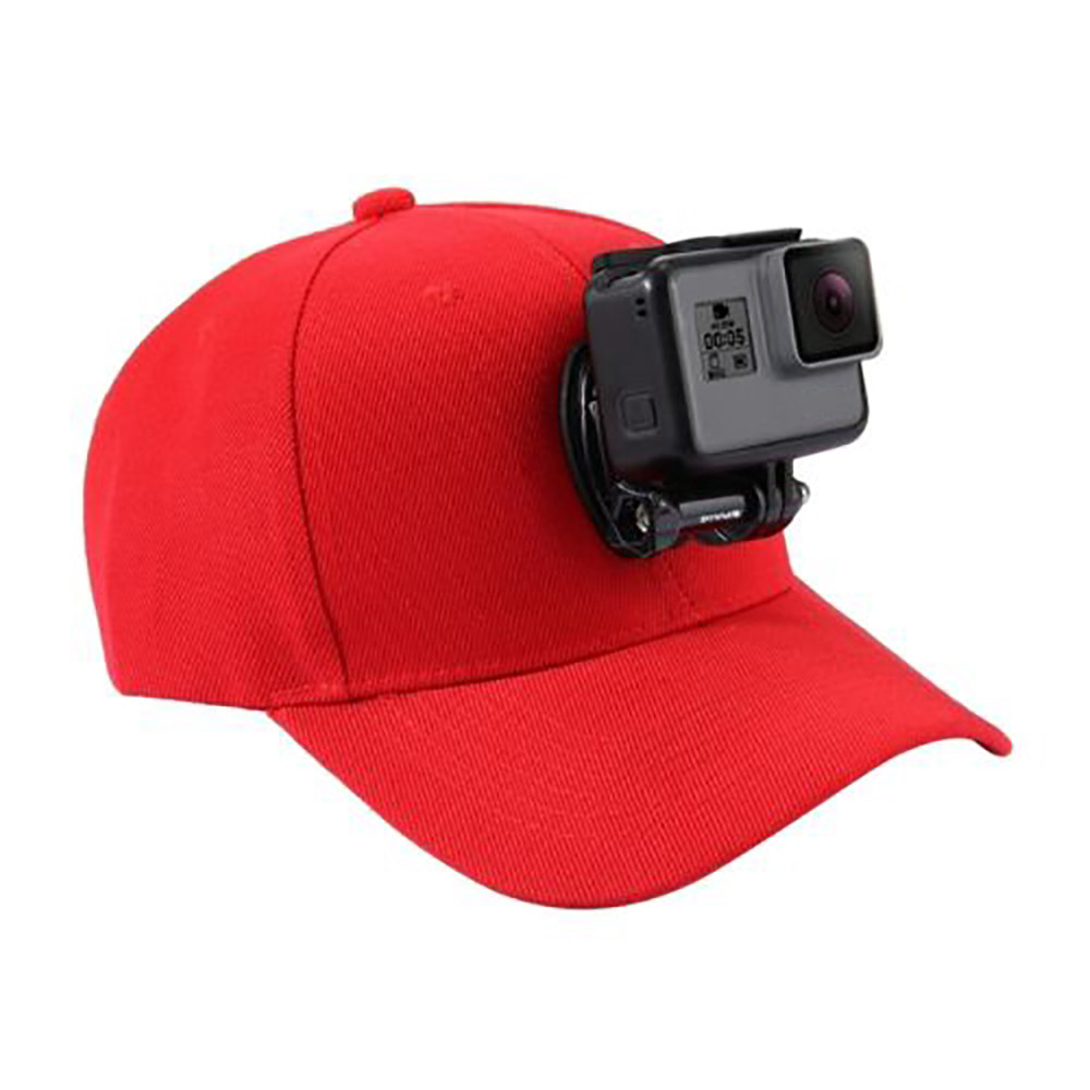 Mannen Baseball Cap Voor GoPro Action Camera Houder Hoed Met J-haak Buckle Mount Voor HERO 6/5 Zwart /5 sessie/4 Sessie/4/3 +/3/2: C