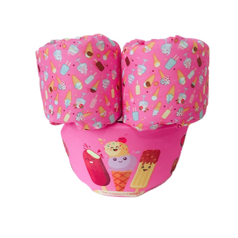 Sommer Bad Spielzeug Cartoon Einhorn Leben Jacke Sicherheit Weste Puddle Krabben Delphin Flamingo Bär Panda Hai Schwimmen Fisch für Kid baby: iceCream