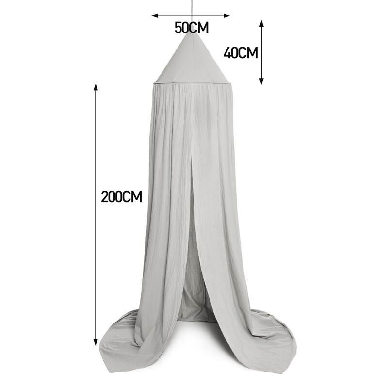 anti Zanzara Del bambino Del Cotone Baldacchino di Zanzara Della Principessa Netto Letto A Baldacchino Della cupola Letto per Bambini Decorazione Della stanza da Letto A Baldacchino
