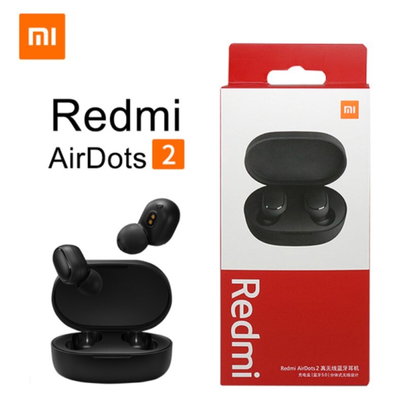 Xiaomi Redmi Airdots 2 Originele Tws Bluetooth 5.0 Ruisonderdrukking Met Mic Ai Controle Redmi Airdots S Echte Draadloze Headset: 001