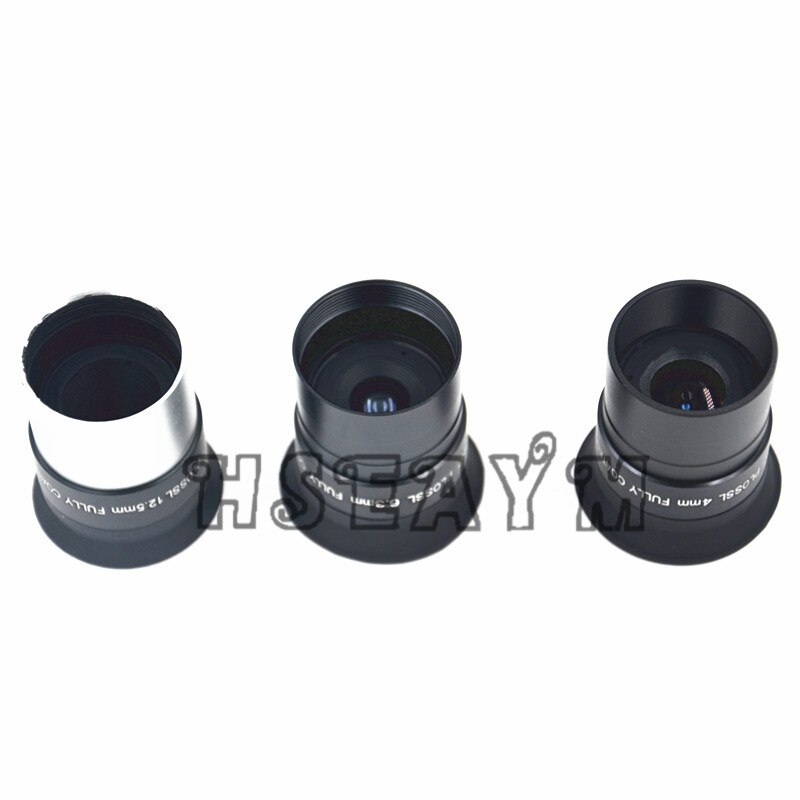 HSEAYM PLOSSL 4mm 6.3mm 12.5mm 1.25 cala (31.7mm) szkło optyczne metal teleskop astronomiczny okular okularowy ogniskowa