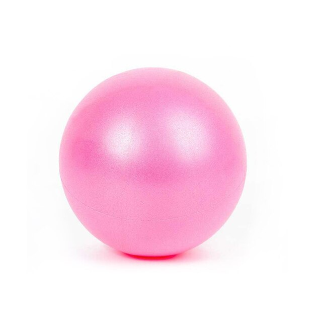 25cm anti-druck-balancebälle für fitnessgeräte, yoga-übungen, heimtrainer, mini-yogabälle, pilates-trainingsbälle: Rosa