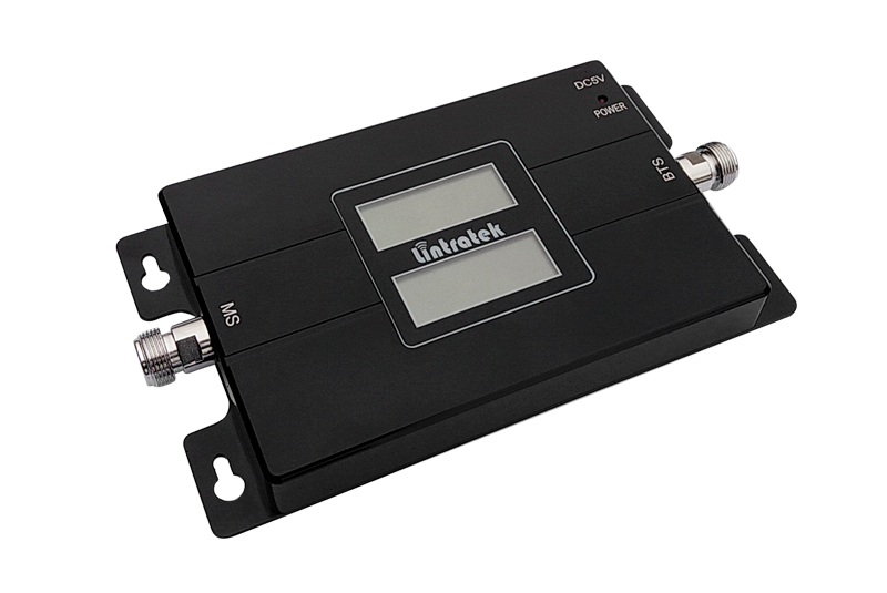 Lintratek GSM Signal Booster - 65dB Gain - Dual Band 850/900MHz Repeater with LCD Displays