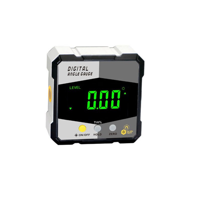 360 Graden Digitale Niveau Gradenboog Inclinometer Magnetic Digitale Hoek Gauge Met Backlight Precisie Niveau Doos Meetinstrument: Rood