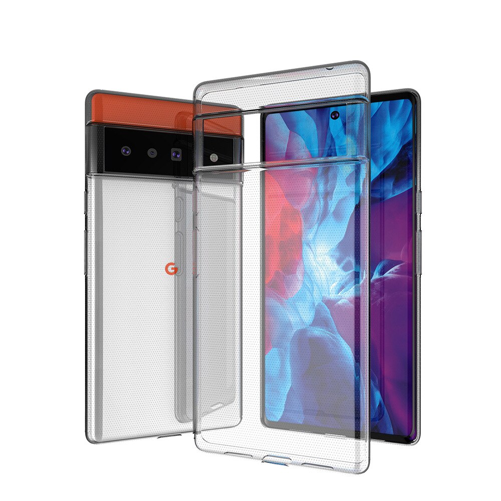Kamera Schutzhülle Telefon fallen für Google Pixel 6 Profi 5G Ultra dünn Klar Weiche TPU Fundas transparent Zurück Abdeckung Pixel6 6Profi