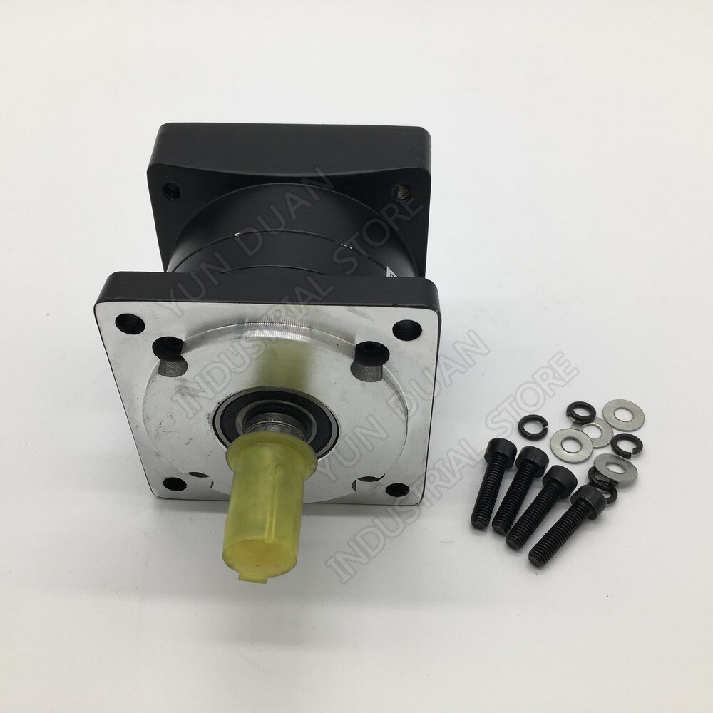 Planetary Gearbox Speed Reducer 8:1 Speed Ratio 80mm Nema32 Shaft 19mm Carbon Steel Gear 3000rpm for Servo Stepper Motor