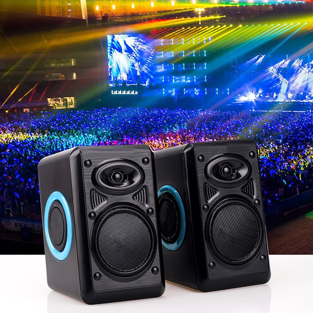 Bluetooth Speaker USB Computer Speakers 3D Stereo Bass Sound Subwoofer Music Player For PC Laptop Desktop Multimedia Loudspeaker