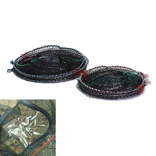 1PC filet de pêche crabe écrevisse homard receveur Pot piège filet pêche pliable piège fonte garder filet anguille crevette vivant appât