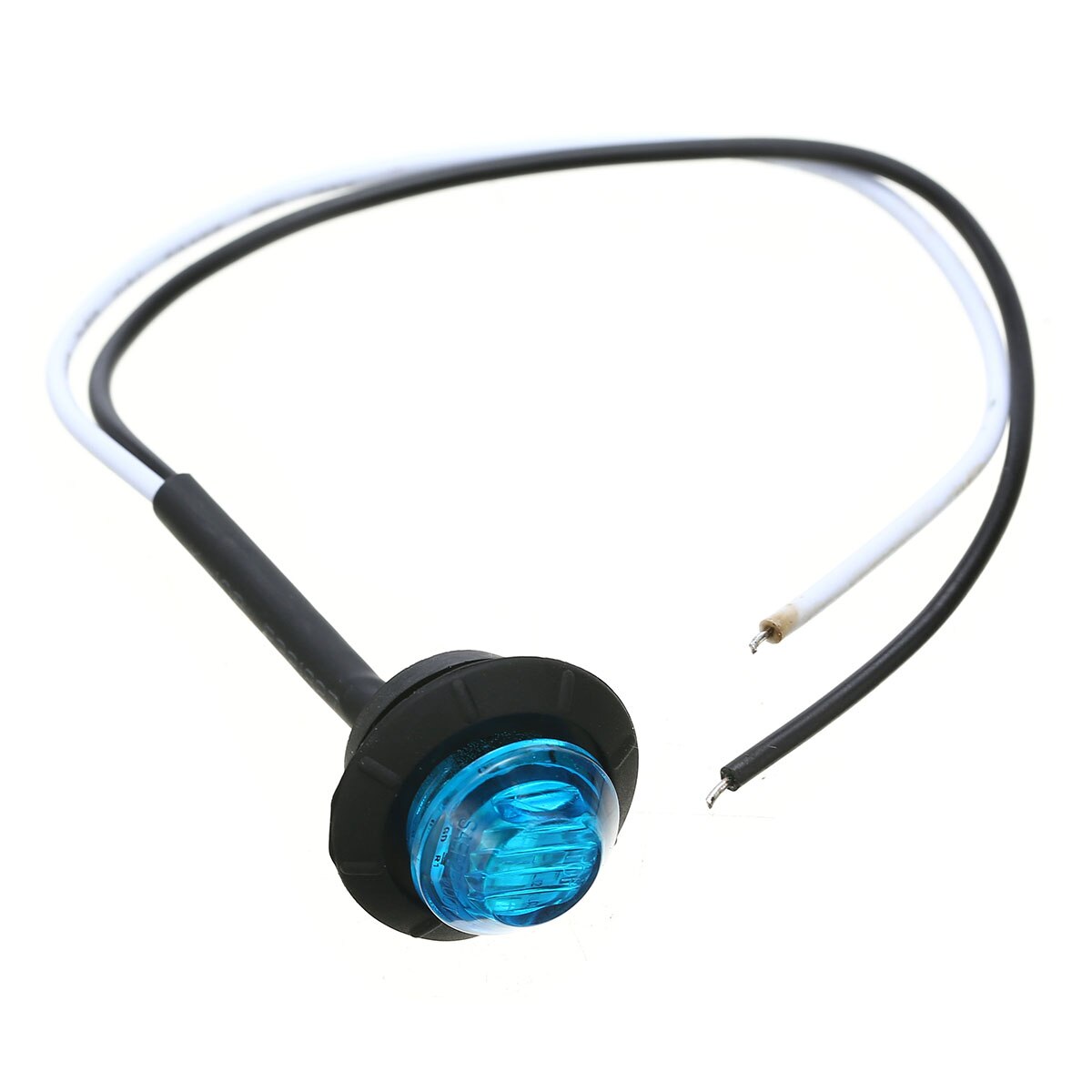 10pc 12V Round 3/4" Blue LED Clearance Side Marker Light For Car Auto Truck Trailer Lamp DIY Accessories Parts