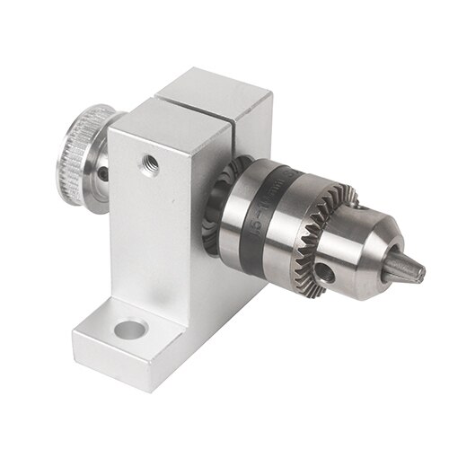 Three-jaw chuck spindle assembly mini lathe woodworking beads machine round ball machine Cutting Grinding Spindle: Bracket with pulley