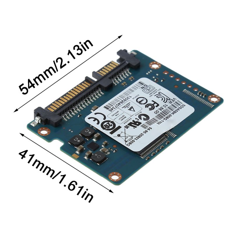 8Gb Interne Sata Ssd Module M500 M551 Half Slim Solid State Harde Schijf Voor Laptop Pc Computer Notebook