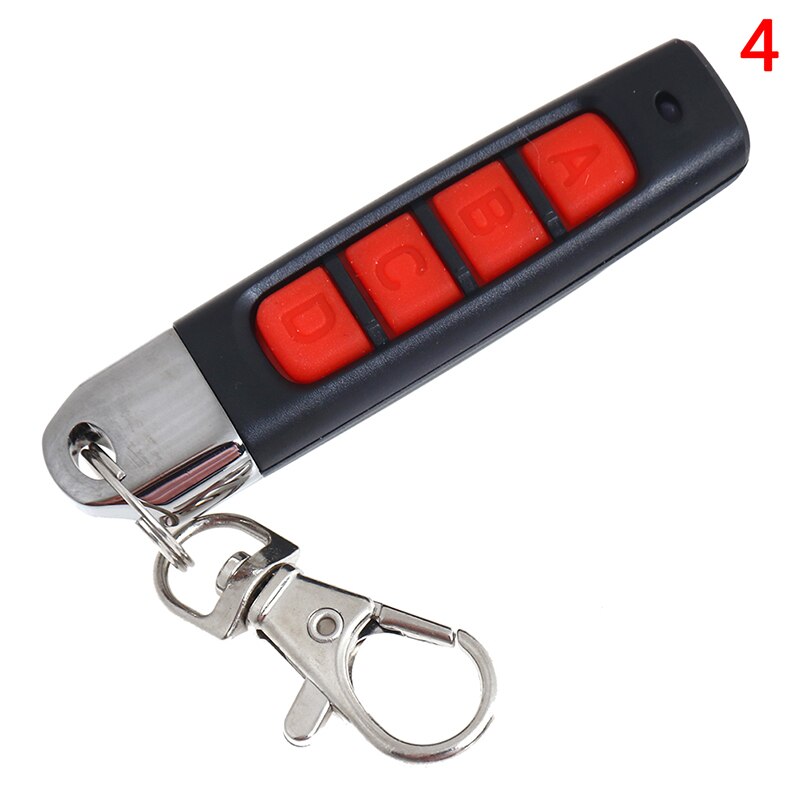 433MHZ 4 Buttons Clone Remote Control Wireless Transmitter Garage Gate Door Electric Copy Controller Anti-theft Lock Key: 4