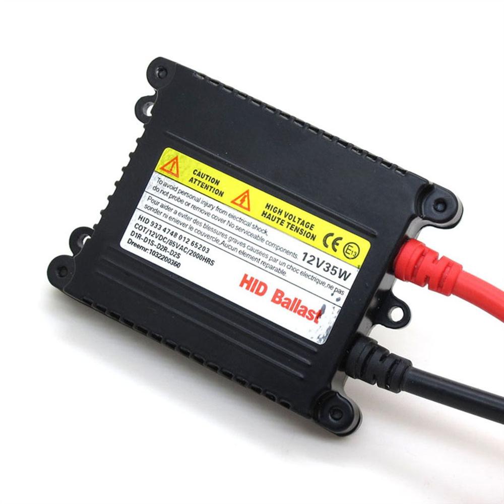 Lámpara de xenón modificada para coche, balasto Universal Hid de aluminio, Kit de conversión Universal, 35W de CC delgado de balasto, 1 pieza