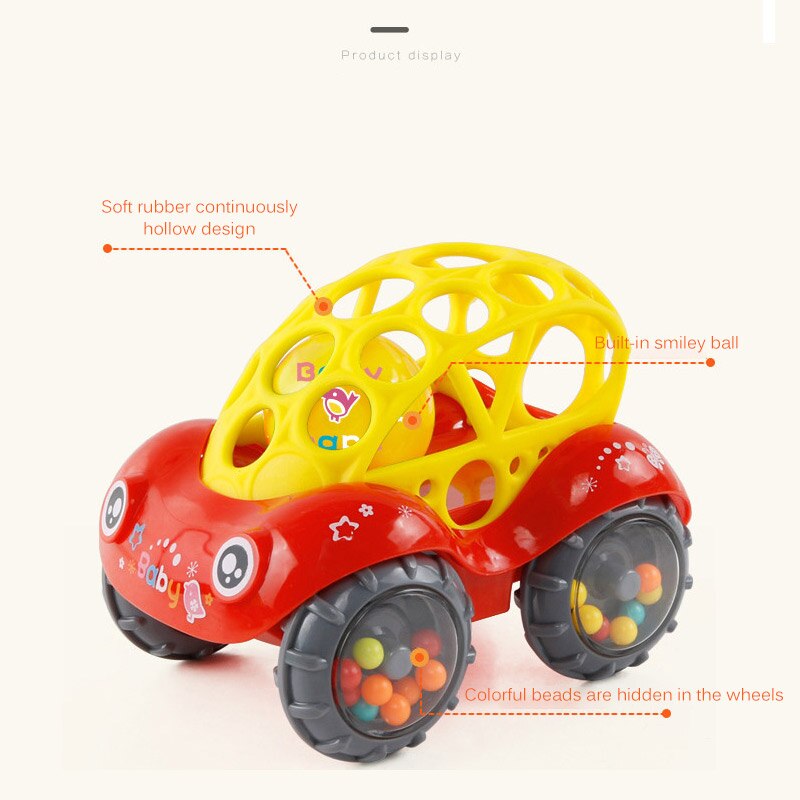 0-12 miesięcy grzechotki dla dzieci telefony komórkowe zabawki samochodowe niemowlę inteligencja chwytanie gumy miękkie gryzak plastikowy dzwonek ręczny młotek prezent edukacyjny