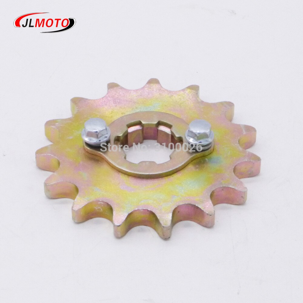 15T Sprocket Fit for GY6 CVT 150CC 200CC Engine 530# Chain Drive China ATV UTV Go Kart Buggy Quad Bike Scooter Motorcycle Parts