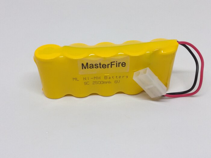 MasterFire Brand SC 6V 2500mAh Ni-Mh Battery Rechargeable NiMH Batteries Pack for RC Car