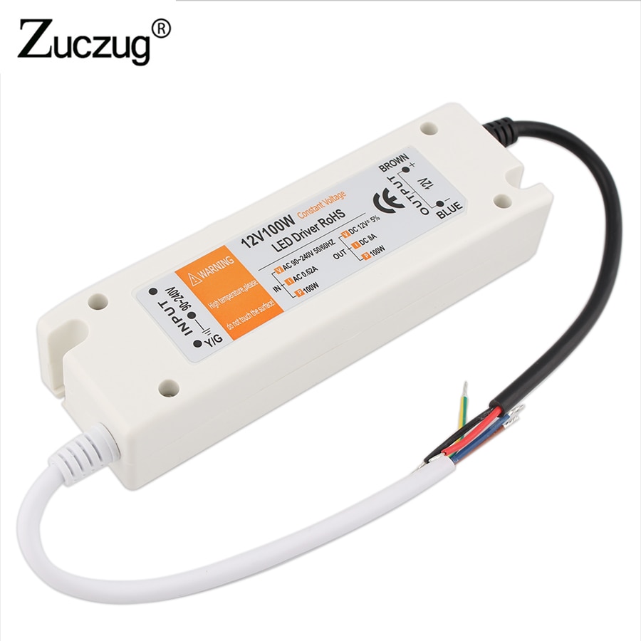 DC 220V Naar 12V Voeding Adapter Transformator Elektrische trasformatore 220v 12v Led Driver 18W 50W 100W LED Voeding Driver