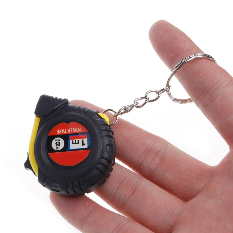 1 ud. Regla, cinta métrica Mini Portable Pull llavero de regla retráctil en forma de corazón cinta métrica