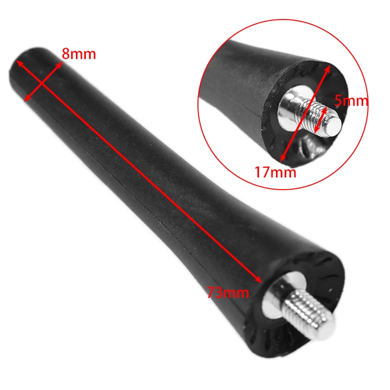 Samochód krótka antena anteny akcesoria samochodowe dla Peugeot 206 207 307 408 dla Citroen C5 triumf Picassa antena 6561N3 komponenty