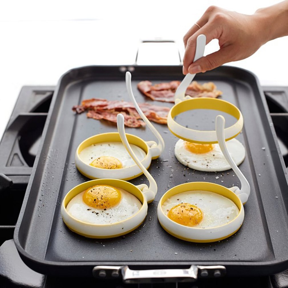 Rund form non-stick hjemmekøkken køkkengrej æggepande udekøkken krybskytte grydeform køkkengrej pandekageform