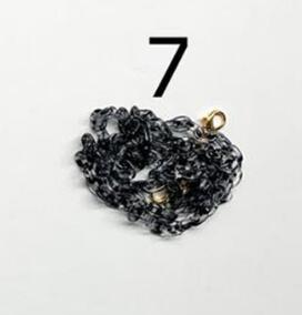Flerfarvet leopard akryl anti-tab maske lanyard halskæde harpiks maske kædeholder tilbehør: 14 store 70 cm