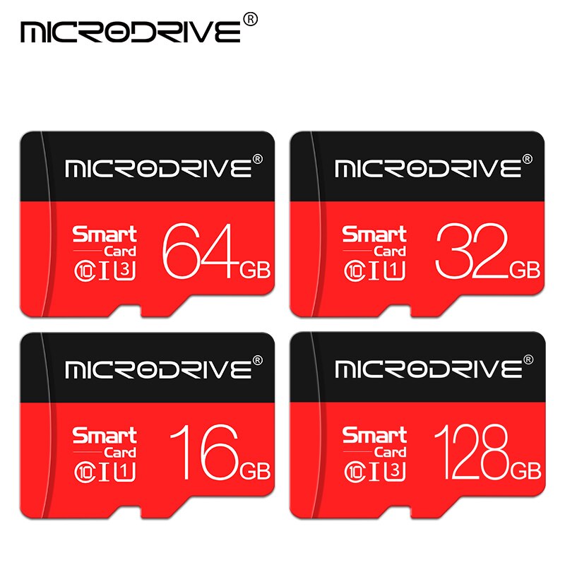 Kapacitet micro sd-kort 32gb tf-kort 64gb 128gb klasse 10 vandtæt hukommelseskort 8gb 16gb 32gb minikort til telefonbord